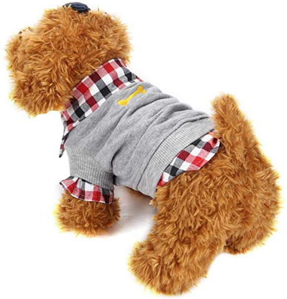Ropa de MascotasSudaderas Suéter Camisas de Mascotas Gatos Perros 2018 Abrigo Punto Ropa Chaleco Chaqueta para Mascotas