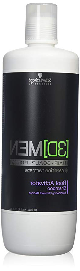 Schwarzkopf Professional 3D Men - Champú anticaida, 1000 ml