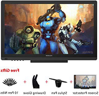 HUION KAMVAS GT-191 HD 19.5 Inch Tableta Grafica Dibujo con Pantalla, 8192 Niveles de Presión del Lápiz,Tableta Gráfica 1920 x 1080 Monitor (GT-191)