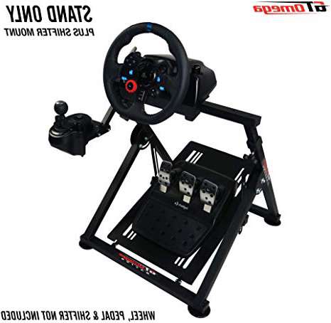 
                
                    
                    
                

                
                    
                    
                        GT Omega APEX Soporte de Volante para Logitech Fanatec Clubsport Thrustmaster Rueda de Juego, Pedal y Montura de Palanca de Cambios, TX T500 T300 G29 G920, Plegable y Ajustable para consola de Juegos
                    
                

                
                    
                    
                
            