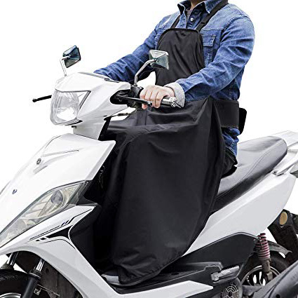 LOETAD Cubre Piernas para Moto Universal Manta para Scooter Impermeable Oxford - Color Negro