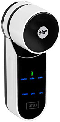 Cilindro motorizado ENTR Yale-Starter Kit (unidad electrónica ENTR+ app móvil)