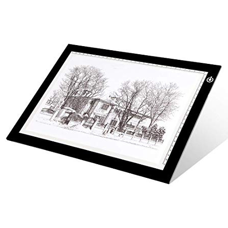 A4 Tracing Light Box - LitEnergy 9x12 Pulgadas Light Pad Ultra-delgado Sólo 5mm USB Power Mesa de Luz para Artistas, Dibujo, Dibujo, Animación