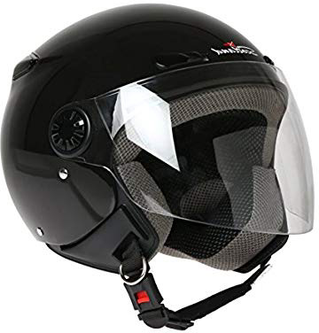 Amazon.es: Scotland DJet Casco con Visera Larga, Negro Amazon.es: Scotland DJet Casco con Visera Larga, Negro