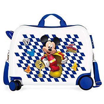 Maleta infantil 2 ruedas multidireccionales Mickey Good Mood