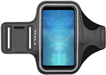 J&D Compatible para Xiaomi Mi 9/Mi 8/Mi Mix 3/Mi Mix 2S/Mi MAX 3/Mi A2 (Mi 6X)/Pocophone F1/Redmi Note 5/Redmi 7/Redmi Note 7 Brazalete Deportivo para Correr, Conexión Auriculares