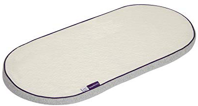 Clevamama ClevaFoam Colchón para Capazo y Carritos de Bebé 66x28 cm
