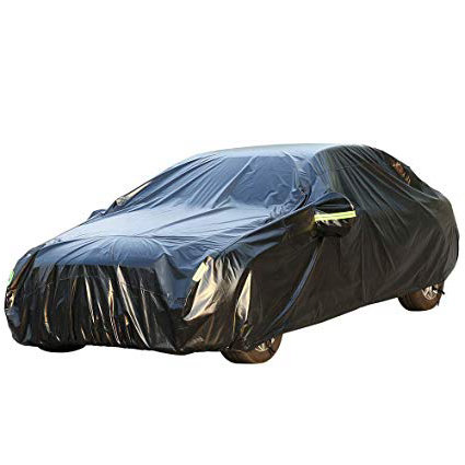 Pujuas Funda para Coche Exterior Impermeable Negro (4.85 × 1.85 × 1.5m)