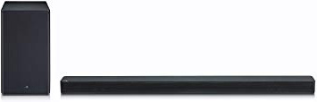 LG SK8 - Barra de Sonido Hi-Res (Dolby Atmos, 360 W, Google Assisant, Chromecast Integrado, subwoofer inalámbrico, WiFi y Bluetooth) Color Negro