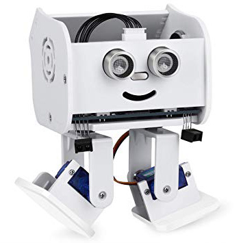 ELEGOO Penguin BOT Robot Biped Compatible con Arduino IDE Proyecto con Tutorial de Ensamblaje, Kit Stem para Aficionados, Juguetes Stem para Niños y Adultos Versión 2.0 Blanco