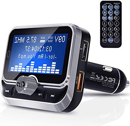 
                
                    
                    
                

                
                    
                    
                        Transmisor FM Bluetooth, Clydek Transmisor FM Universal Adaptador de Radio Kit de Automóvil con Control Remoto, Cargador Dual USB y Llamadas con Manos Libres [Pantalla Grande de 1,8 Pulgadas]
                    
                

                
                    
                    
                
            