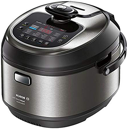 Bosch MUC88B68ES AutoCook - Robot de cocina multifunción, 1200 W, 5L, acero inoxidable, función presión y calentamiento por inducción
