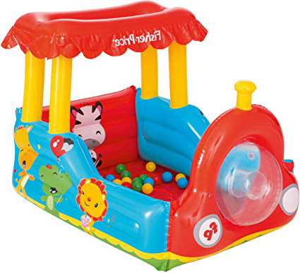 Bestway 93503 - Piscina de Bolas Hinchable Fisher Price Tren