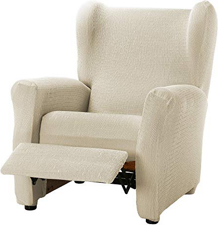 Martina Home Tunez Funda de Sillón Relax, Tela, Marfil
