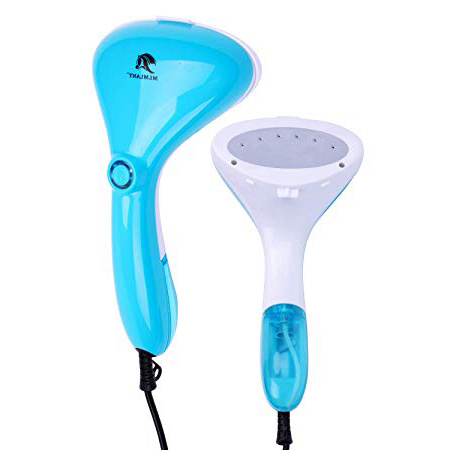 MLMLANT Plancha de Vapor, Plancha para Ropa, Uso Doble, Plancha de Vapor Vertical & Planchado Horizontal, 1500W, calienta en 15 Segundos, Plancha de Viaje, hogar y Viaje (Azul-1)