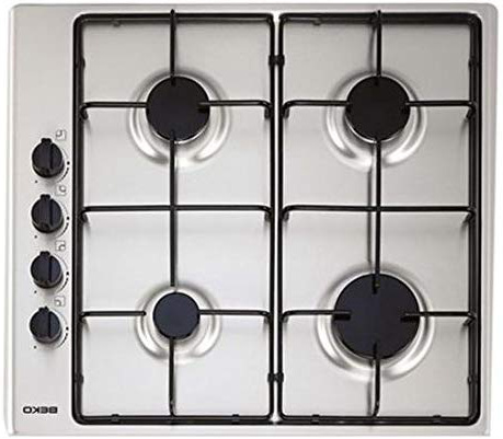 Beko HIZG64101SX - Encimera Indep, 4 Fuegos, Inox, 60Cm