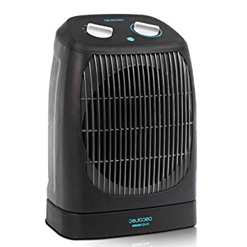 Cecotec Calefactor Vertical Ready Warm 9550 Rotate Force. 3 Modos, Termostato Regulable, Protección sobrecalentamiento, Sensor Antivuelco, Oscilante, 2000 W