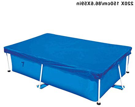 cuckoo-X - Funda de Tela Impermeable para alberca (Resistente a los Rayos UV, Rectangular, con Cuerda Resistente al Desgaste), 220 * 150CM