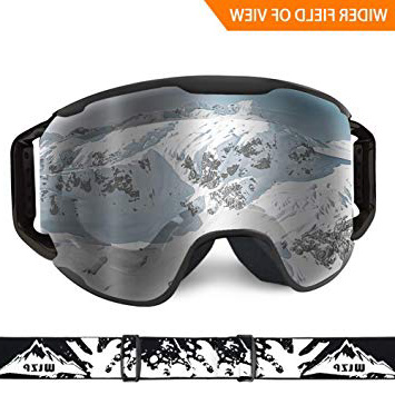 WLZP Gafas de esquí, OTG Gafas Antideslizantes para Deportes de Nieve de Invierno con protección contra Rayos Ultravioleta, Resistentes a los rasguños a Prueba de Polvo