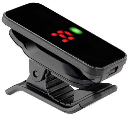 Korg - Afinador de guitarra, con clip, negro