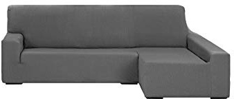 Martina Home Tunez Funda Elástica para Sofá Brazo Izquierdo, Tela, Gris, Tres Plazas