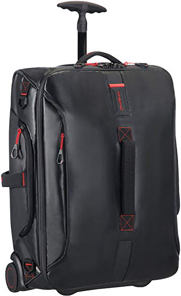 Samsonite Paradiver Light - Bolsa de viaje con ruedas, Negro (Black), S (55 cm - 48.5 L)