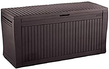 Keter - Arcón exterior Comfy, Capacidad 270 litros, Color marrón