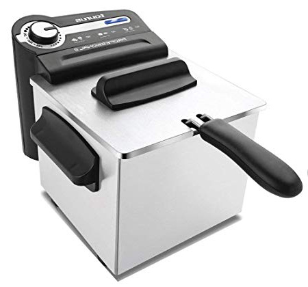 Taurus Professional 2 - Freidora professional, 1700 W, capacidad de 2 l, regulador de temperatura, Negro/Plata