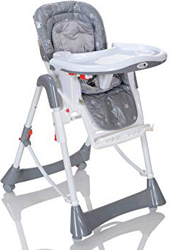 
                
                    
                    
                

                
                    
                    
                        Silla alta para niños con posición reclinable; altura ajustable; fácil de lavar; plegable con 5 cinturones punk; Gris
                    
                

                
                    
                    
                
            