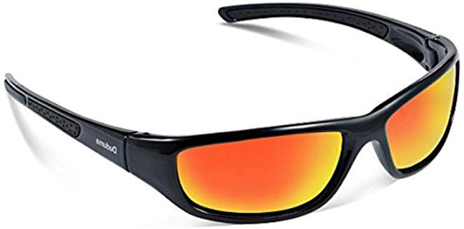 Duduma Gafas de Sol Deportivas Polarizadas Para Hombre Perfectas Para Esquiar Golf Correr Ciclismo TR8116 Súper Liviana Para Hombre y Para Mujer