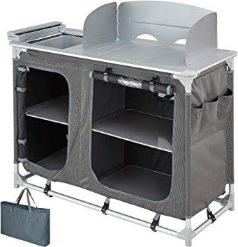 TecTake 800585 - Cocina de Camping, Aluminio, Ligera, Plegable - Varios Modelos