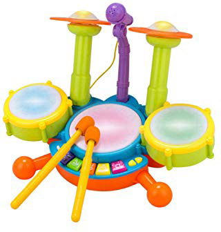 
                
                    
                    
                

                
                    
                    
                        BOBORA Tambor Infantil Set de Batería Instrumentos Musicales Juguete Musical Educativo Electrónico para Niños Bebé
                    
                

                
                    
                    
                
            