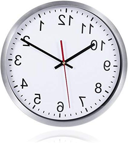 WINOMO Relojes de Pared Silencioso Grandes Originales Cocina Decorativas 12 pulgadas