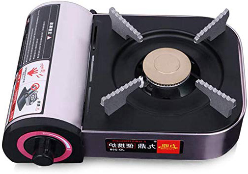Lixada Cocina Gas Portatil para Camping Cartucho Mini Ultrafino Hornillo a Gas para Picnic Acampada al Aire Libre