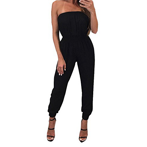 Mono Mujer Sexy Fiesta Mono Mujer Fiesta Palabra De Honor Monos Mujer Verano Cortos Playa Mono Elegante Mujer Fiesta Mono Corto Mujer Verano 2019 Mono Suelto Mujer