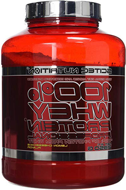 Scitec Nutrition Whey Protein Professional Proteína Limón, Tarta de Queso - 2350 g