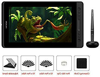 
                
                    
                    
                

                
                    
                    
                        HUION KAMVAS Pro 12 HD 11.6 Tableta con Monitor Soporte de función de inclinación lápiz sin batería con 8192 Niveles de presión y 4 Teclas Express 1 Barra táctil Tableta gráfica con Pantalla
                    
                

                
                    
                    
                
            