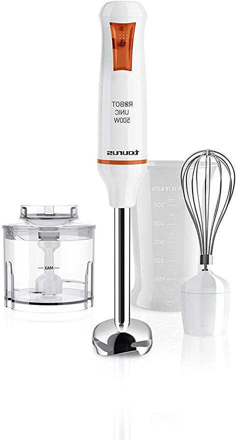 
                
                    
                    
                

                
                    
                    
                        Taurus Robot Unic Plus INOX-Batidora de Vaso (500 W, Cuchillas en Acero Inoxidable, Sistema antisalpicaduras, Accesorios), Blanco y Naranja, 0 Decibelios, Plástico
                    
                

                
                    
                    
                
            