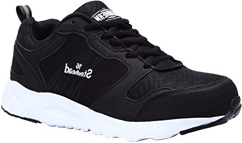 Zapatillas de Seguridad Hombres, LM-1805, Zapatos de Trabajo con Punta de Acero Ultra Liviano Suave y cómodo Transpirable