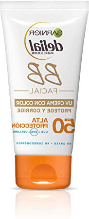 Garnier Delial BB Sun Crema Protector Solar con Color Especial Rostro y Escote IP50+ y con Vitamina E - 50 ml