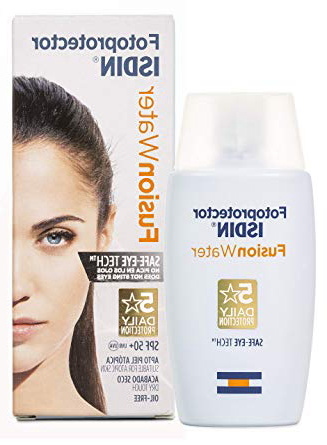Fotoprotector ISDIN Fusion Water SPF 50+ | Protector solar facial uso diario | Textura ultraligera | 50ml