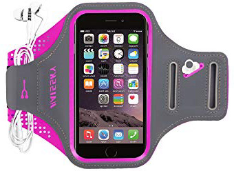 Brazalete deportivo Para Correr Prueba de Sudor Apoyo Gimnasio Deportivo Banda Armband soporte para llaves, cables y tarjetas para iPhone X/XS/XS Max,8 Plus,Galaxy Note 8,Moto y otros hasta 6.2 pulgas