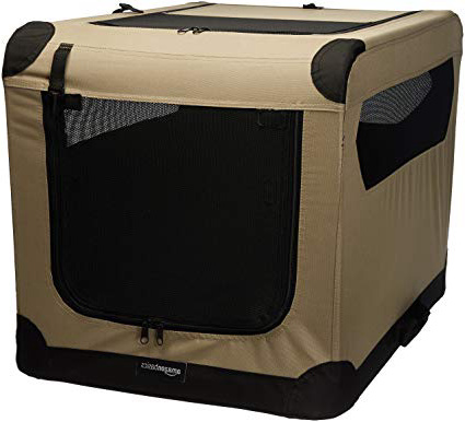 AmazonBasics - Transportín para perros, blando, plegable, 76 cm