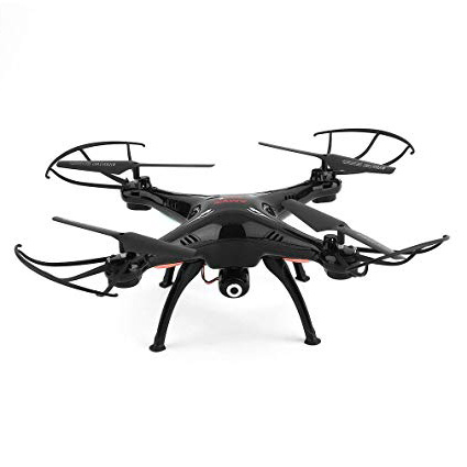 Syma - X5SW-1 Explorers, Drone con cámara, (FPV,RTF RC Cuadricóptero, WiFi Cámara interna, 2.4GHz, 4 Canales, 6 Axis) (Negro)