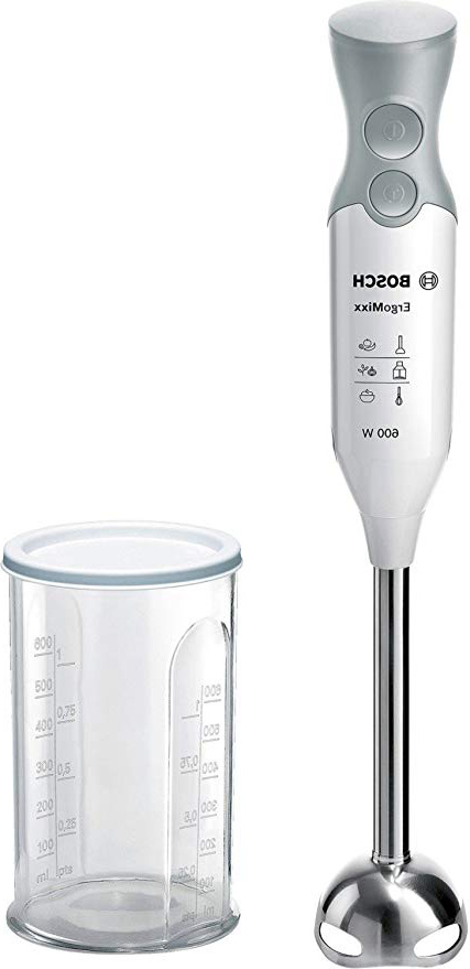 
                
                    
                    
                

                
                    
                    
                        Bosch ErgoMixx MSM66110 - Batidora de mano, 600 W, regulador de velocidad y función Turbo, cúpula con cuatro cuchillas, con vaso de mezclas, color blanco y gris
                    
                

                
                    
                    
                
            