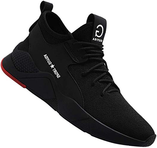 COOU Zapatillas de Seguridad Hombre Trabajo con Puntera de Acero Ligeras S3 Calzado de Trabajo para Comodas Zapatos de Industria y Construcción