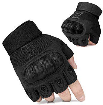 heekpek Guantes de Deportes de Invierno para Hombre Guantes de PU C/álidos con Forro de Lana Gruesa Cremallera Trasera Adicional Guantes de Pantalla T/áctil