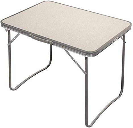 AKTIVE 52817 Mesa Plegable Camping Sport, 70 x 50 x 60 cm, Blanca