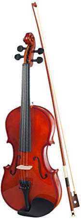 Almencla 1/4 Violín de Madera con Bow para Estudiantes Niños