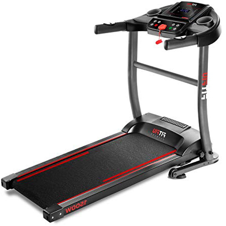 Fitfiu -MC200 Cinta de Correr Plegable Compacta, 1500w max 14 km/h con Pulsometro